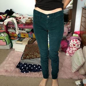 London Jean Jade Green Corduroy Pants sold by Victoria’s Secret